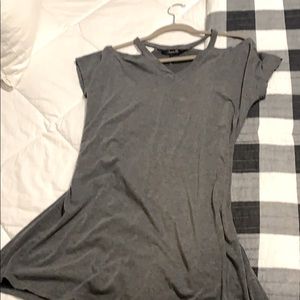 Grey t-shirt dress